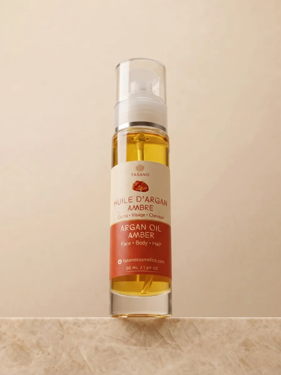 TASANO Amber Argan Oil for hair care body care and skincare