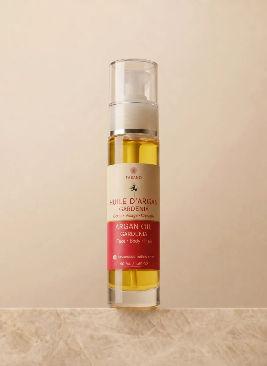 TASANO Gardenia Argan Oil for hair care body care and skincare