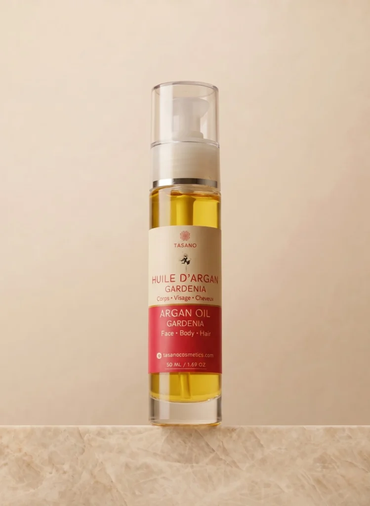 TASANO Gardenia Argan Oil for hair care body care and skincare