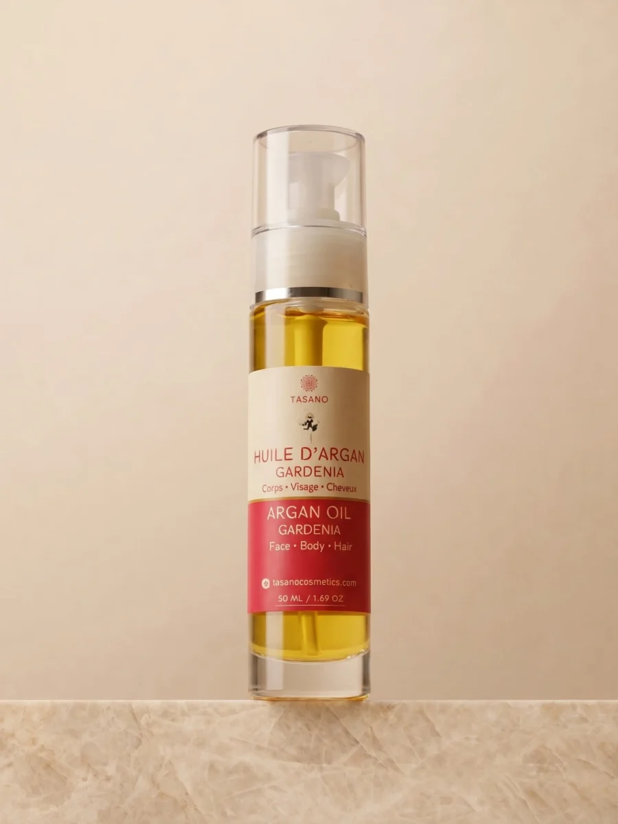 TASANO Gardenia Argan Oil for hair care body care and skincare