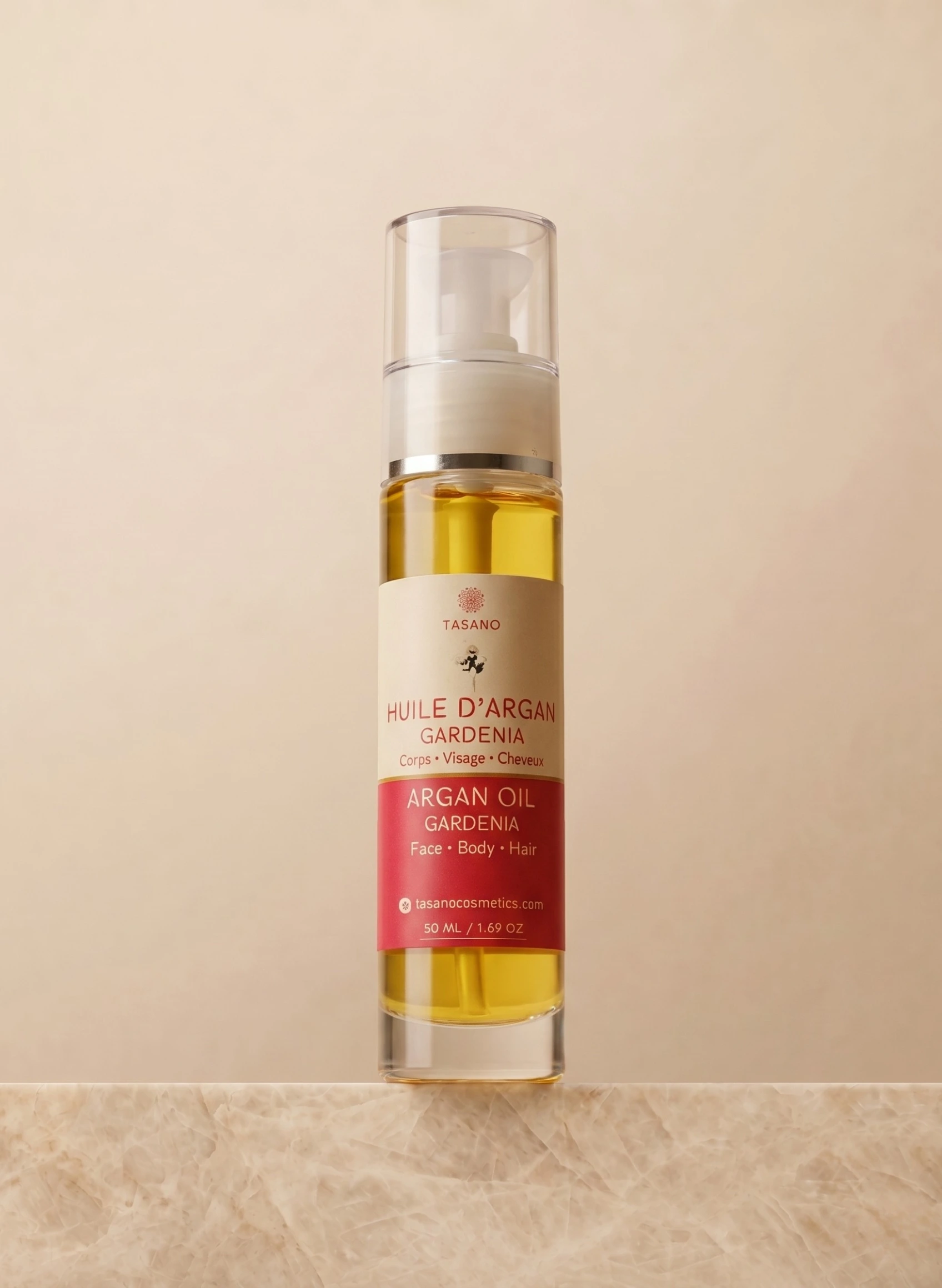 TASANO Gardenia Argan Oil for hair care body care and skincare