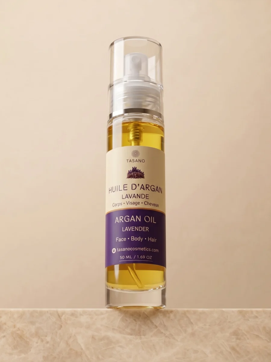 TASANO Lavender Argan Oil for hair care body care and skincare