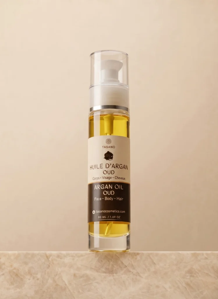 TASANO Oud Argan Oil for hair care body care and skincare