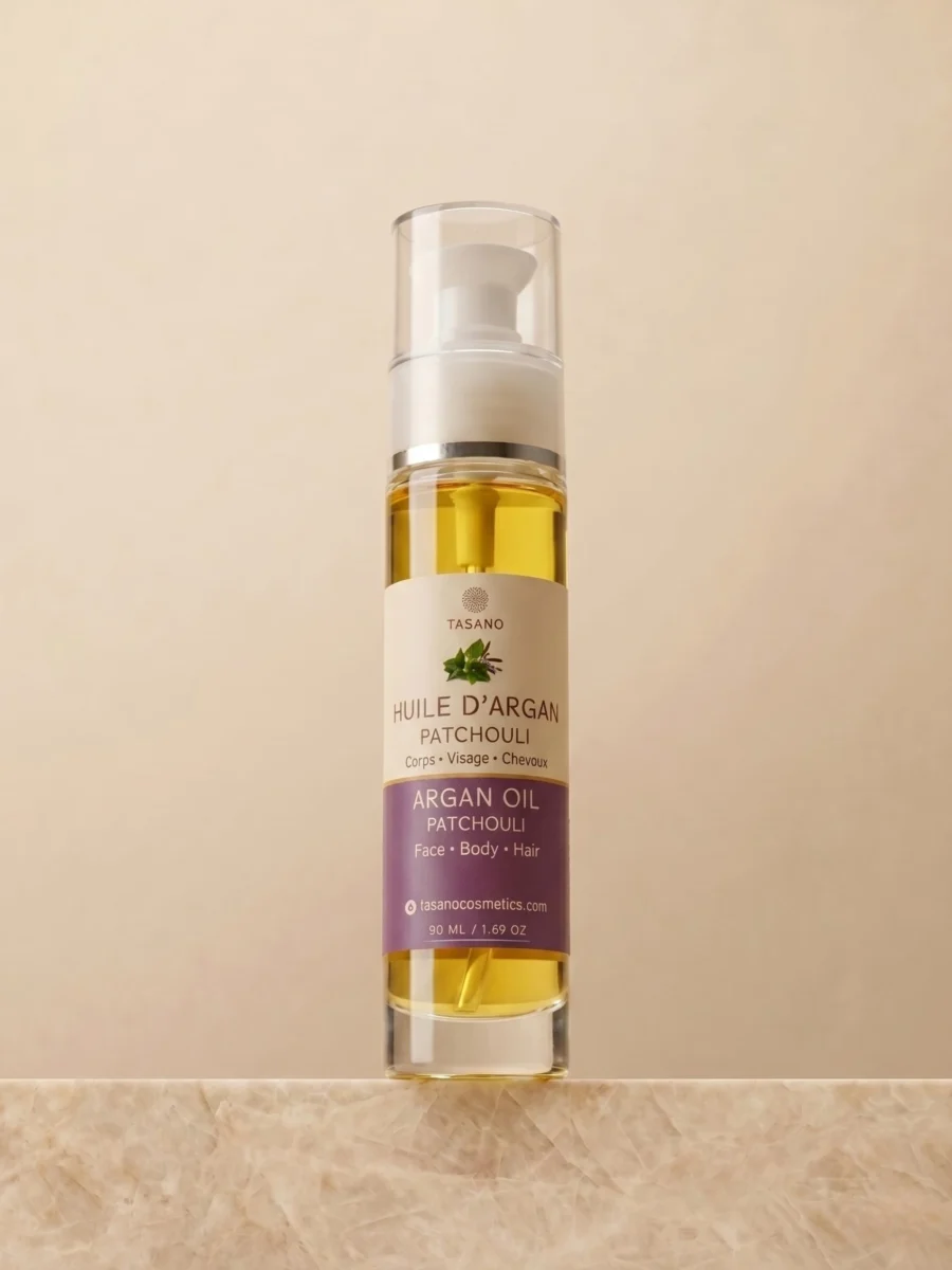 TASANO Patchouli Argan Oil for hair care body care and skincare