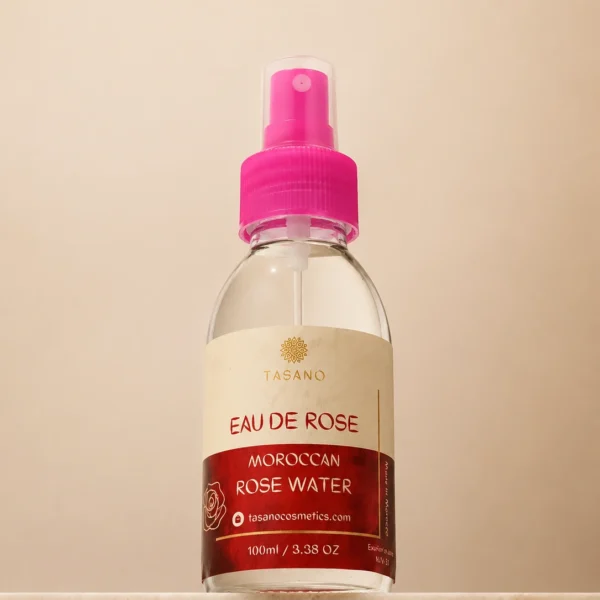 TASANO Moroccan Rose Water for refreshing skin, removing light makeup and prepping skincare