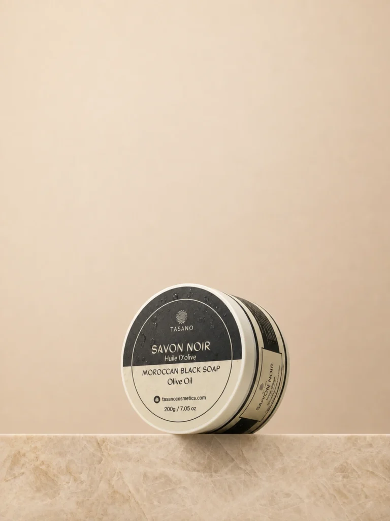 TASANO Moroccan Black Soap authentic Beldi soap with olive oil