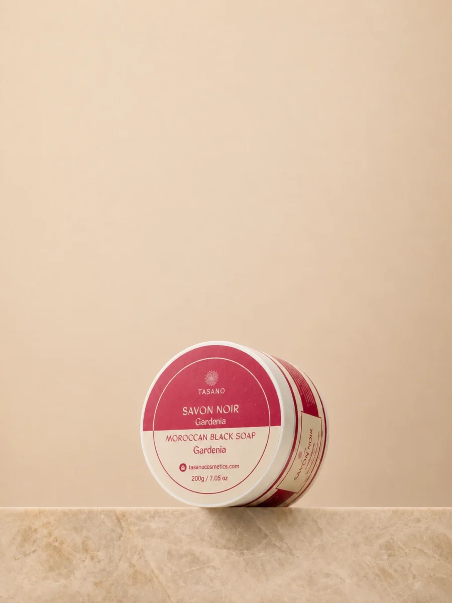 Gardenia Moroccan Soap 200g – Moroccan Black Soap for hammam cleansing and body exfoliation