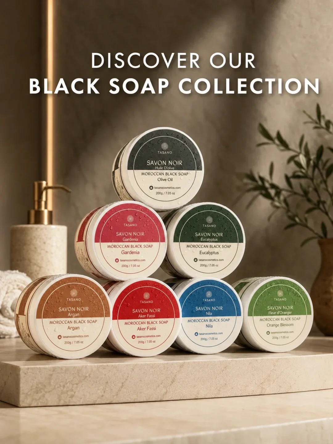 TASANO Moroccan Black Soap Collection TASANO Moroccan Black Soap Collection