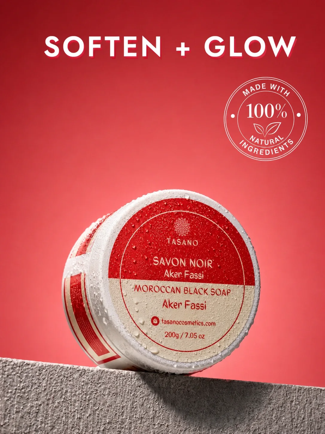 Aker Fassi Moroccan Soap – Moroccan Black Soap for cleansing exfoliation and naturally radiant-looking skin
