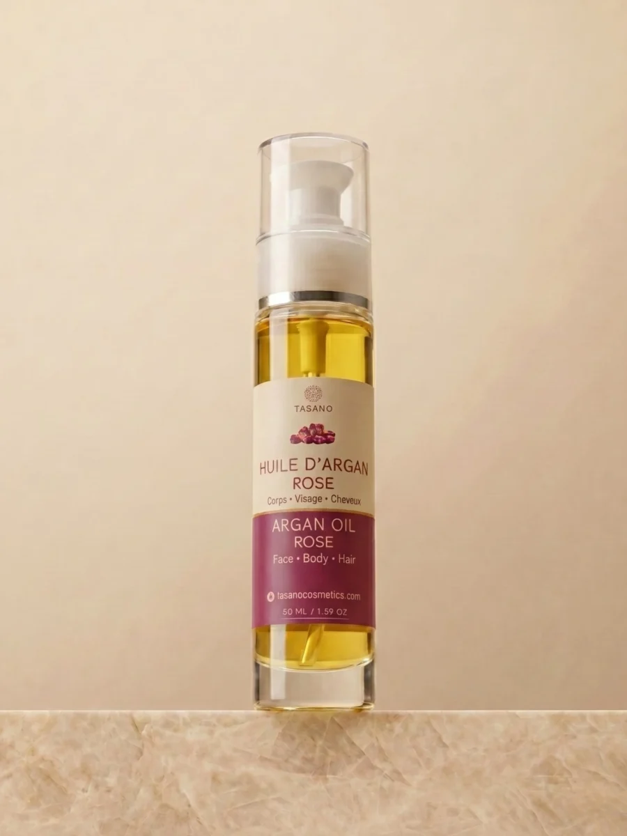 TASANO Rose Argan Oil for hair care body care and skincare