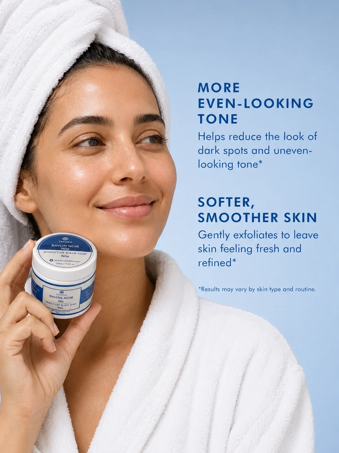 Nila Moroccan Soap for uneven skin tone – cleansing hammam soap for smoother more even-looking body skin