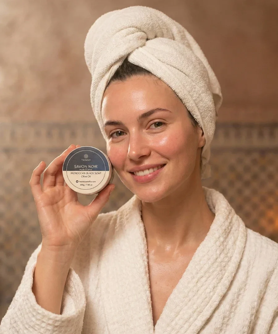Olive Oil Moroccan Black Soap - TASANO