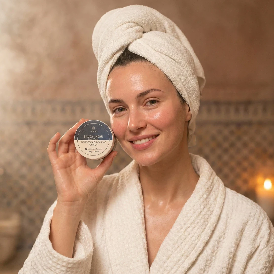 Moroccan Hammam - Moroccan Black Soap - TASANO