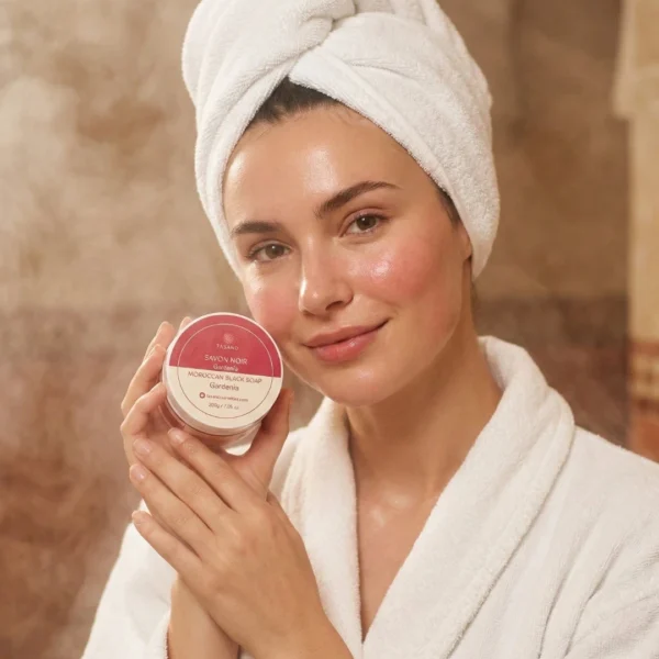 Gardenia Moroccan Black Soap - TASANO Gardenia Moroccan Black Soap - TASANO