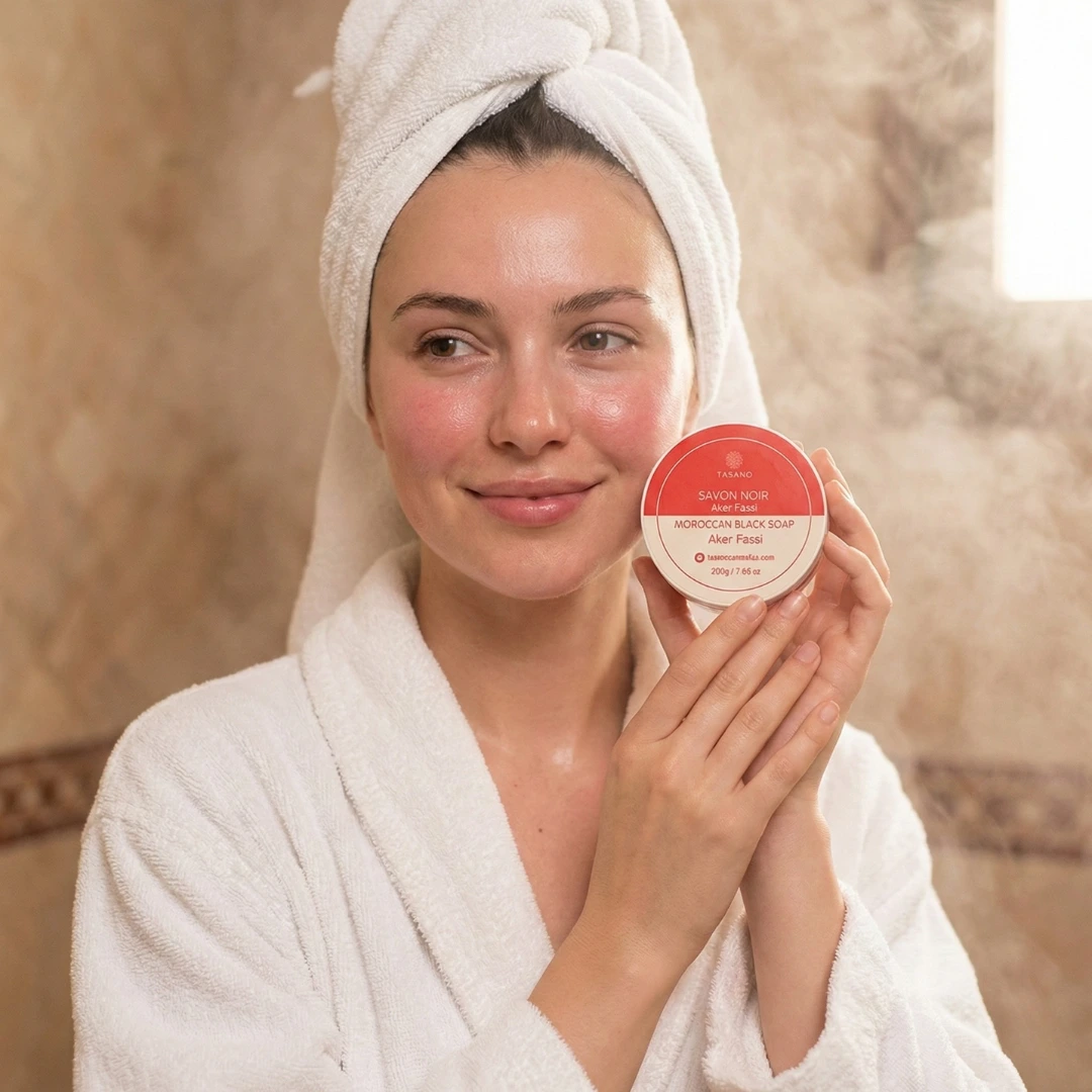 Aker Fassi Moroccan Black Soap - TASANO