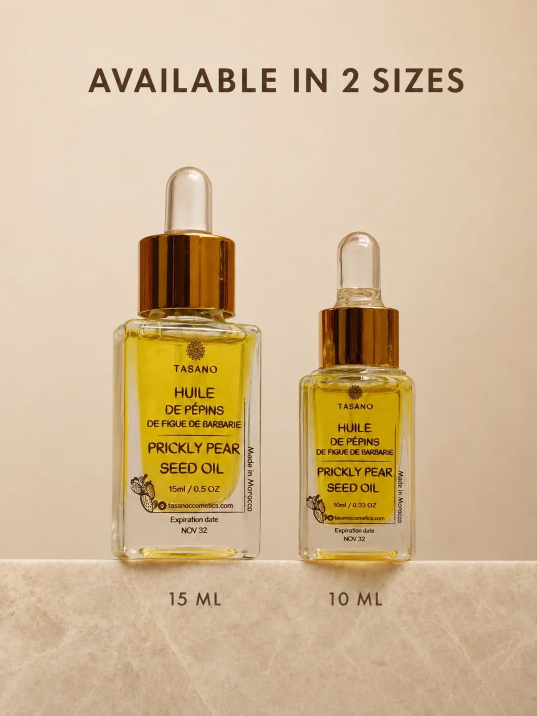 Moroccan prickly pear seed oil 10ml and 15ml face oil Moroccan prickly pear seed oil 10ml and 15ml face oil