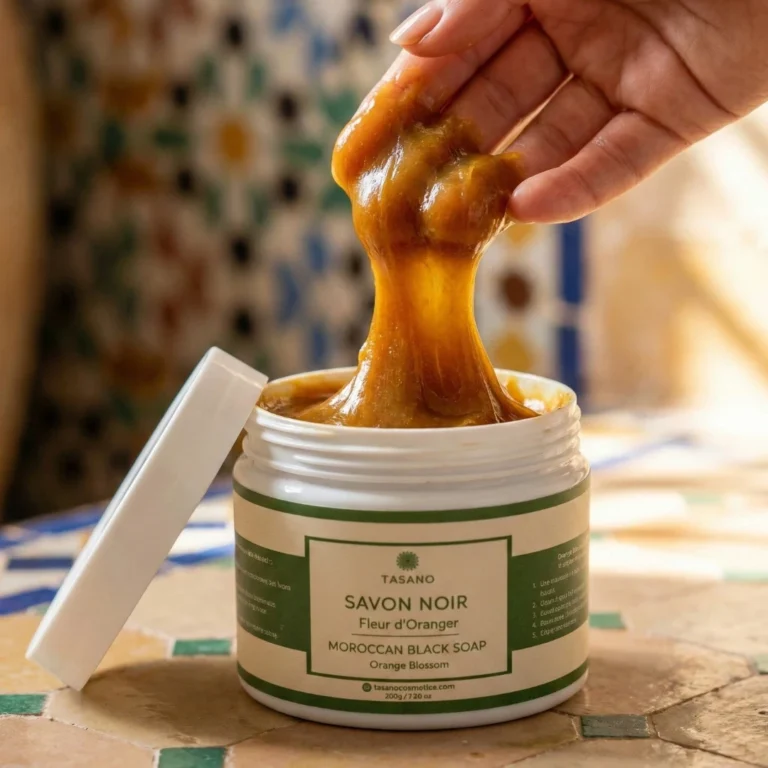Orange Blossom Moroccan Black Soap - TASANO