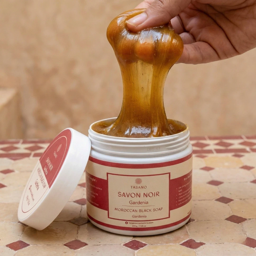 Gardenia Moroccan Black Soap - TASANO Gardenia Moroccan Black Soap - TASANO