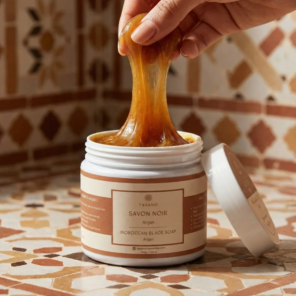 Argan Moroccan Black Soap - TASANO