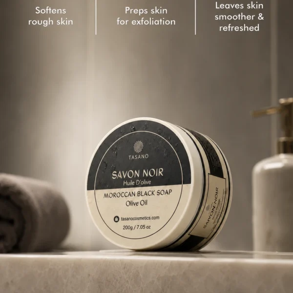 Moroccan Black Soap benefits for rough skin and effective exfoliation