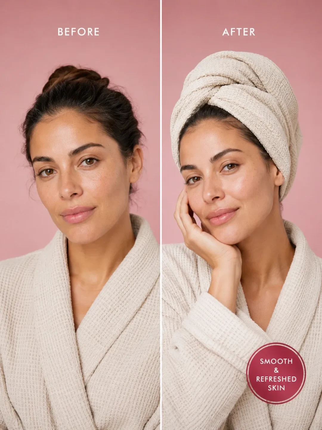 Gardenia Moroccan Soap before and after – smoother refreshed body skin after Moroccan hammam exfoliation Gardenia Moroccan Soap before and after – smoother refreshed body skin after Moroccan hammam exfoliation
