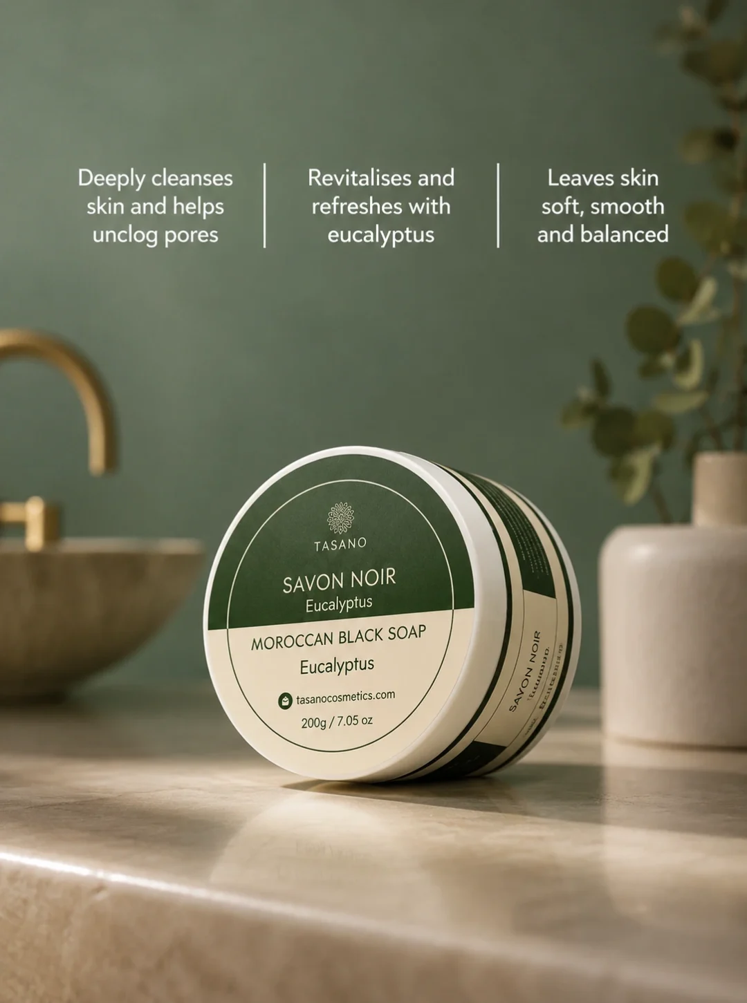 Eucalyptus Moroccan Soap benefits – cleanses refreshes and prepares body skin for exfoliation Eucalyptus Moroccan Soap benefits – cleanses refreshes and prepares body skin for exfoliation