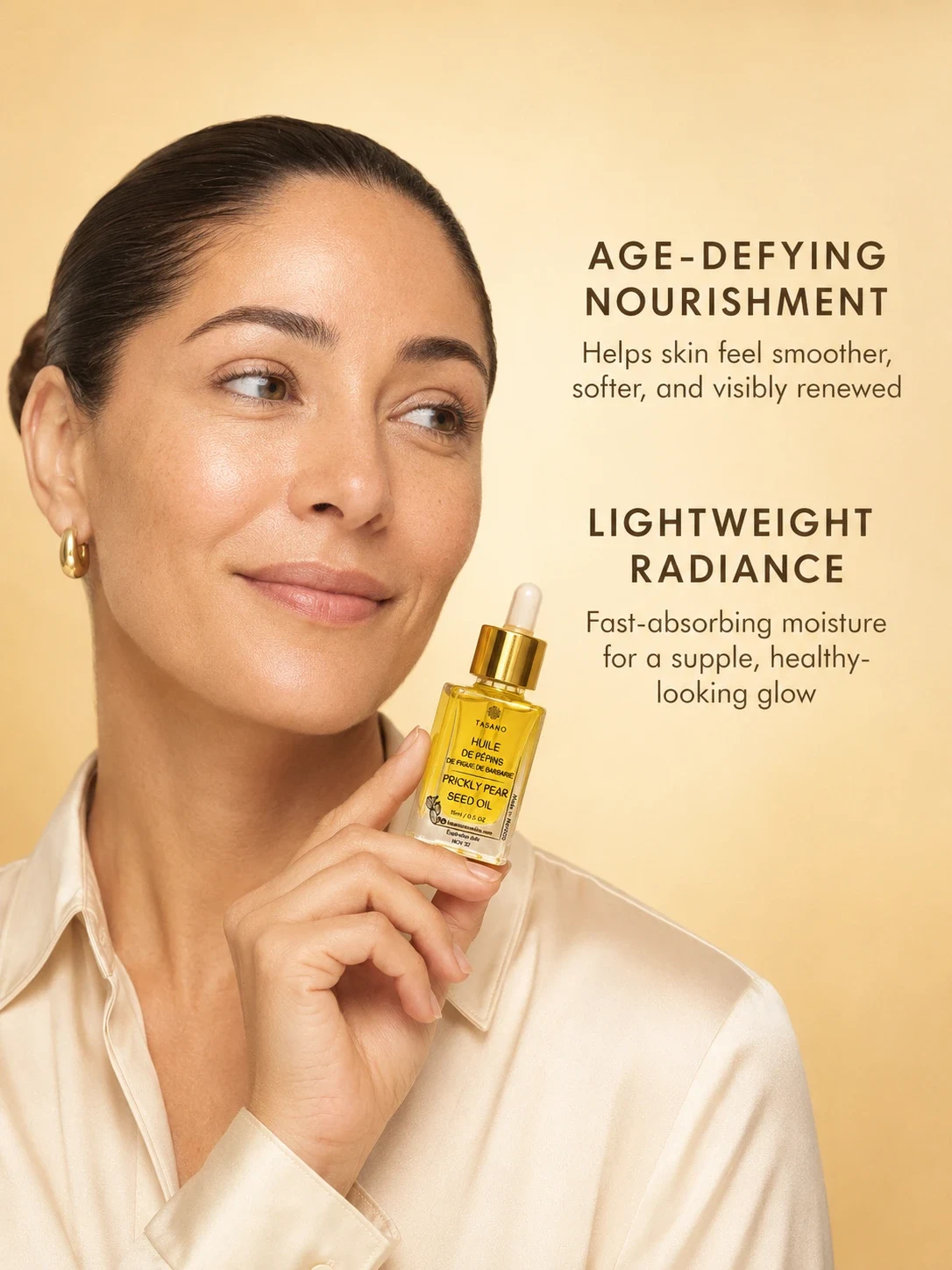 Prickly pear oil for face hydration wrinkles and firmer looking skin