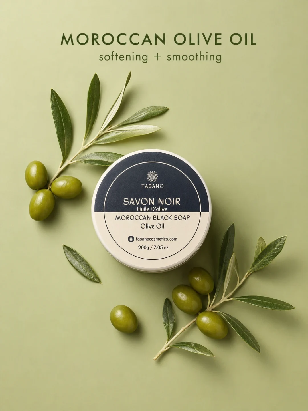 Olive oil Moroccan Black Soap traditional savon noir made in Morocco