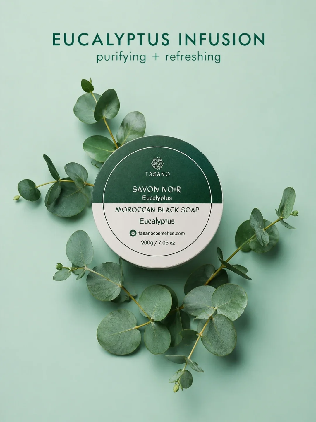Eucalyptus Moroccan Soap – olive oil Beldi soap with eucalyptus for traditional Moroccan hammam skincare Eucalyptus Moroccan Soap – olive oil Beldi soap with eucalyptus for traditional Moroccan hammam skincare