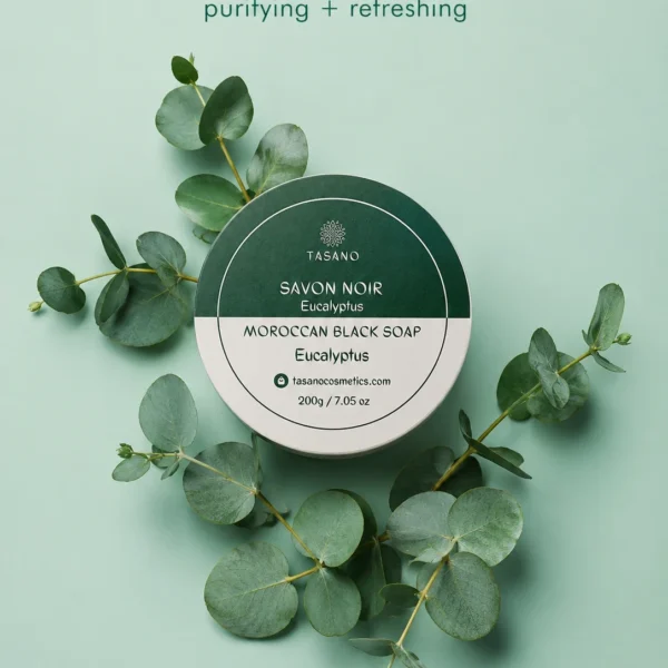 Eucalyptus Moroccan Soap – olive oil Beldi soap with eucalyptus for traditional Moroccan hammam skincare Eucalyptus Moroccan Soap – olive oil Beldi soap with eucalyptus for traditional Moroccan hammam skincare