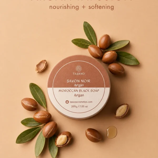 Argan Moroccan Soap with Moroccan argan oil – traditional olive oil Beldi soap for hammam skincare
