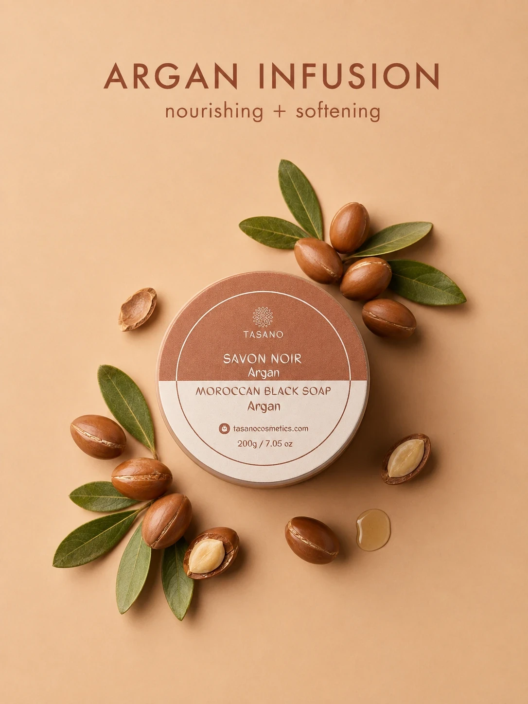 Argan Moroccan Soap with Moroccan argan oil – traditional olive oil Beldi soap for hammam skincare