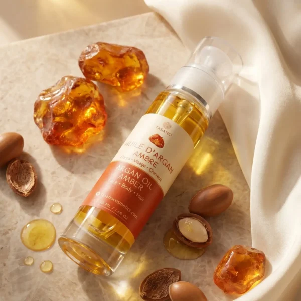 TASANO Amber Argan Oil with warm amber scent and Moroccan argan oil TASANO Amber Argan Oil with warm amber scent and Moroccan argan oil