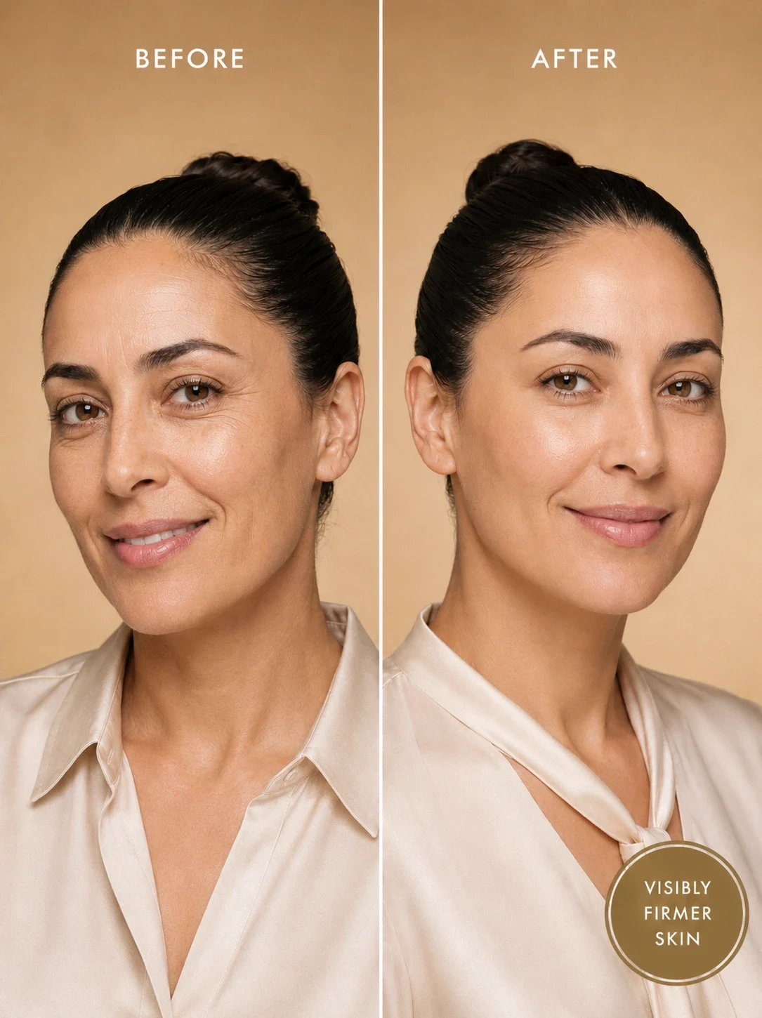 Prickly pear seed oil before and after for wrinkles and fine lines