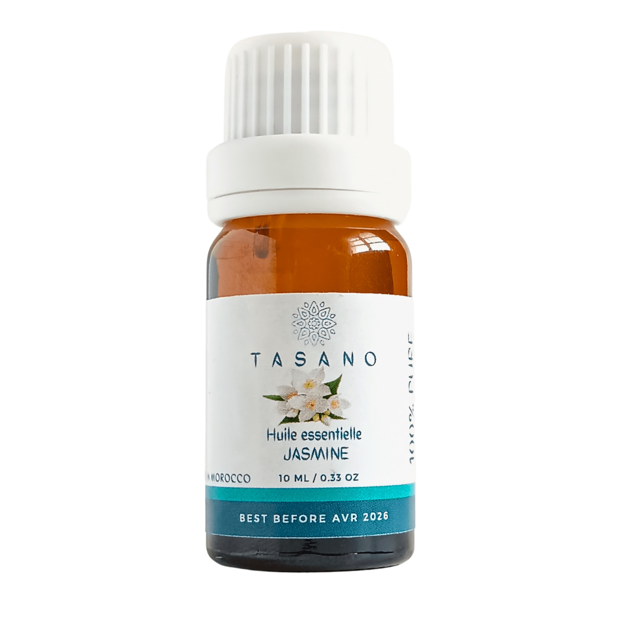 Jasmine Essential Oil, 10ml, 100% Pure Organic Argan Oil