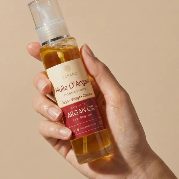 TASANO Moroccan argan oil for lightweight nourishing skincare and hair care