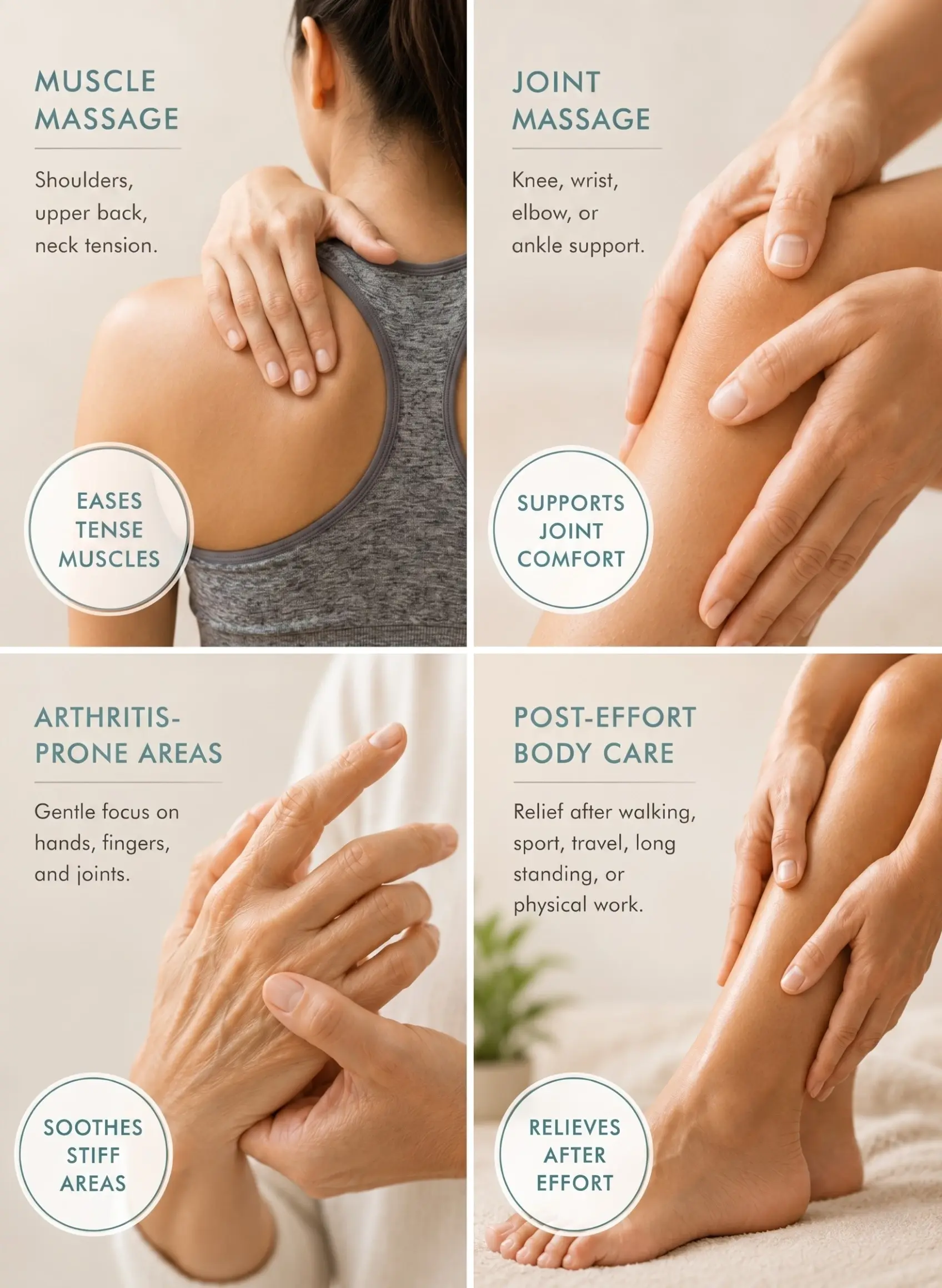 TASANO Eucalyptus Argan Body Oil for muscle massage joint massage arthritis-prone areas and post-effort body care