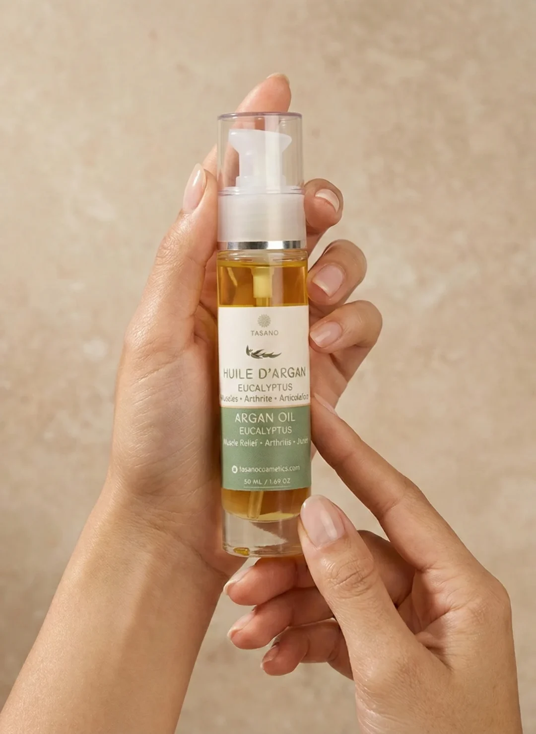TASANO Eucalyptus Argan Body Oil for muscle massage joint massage post-effort body care and stiff areas TASANO Eucalyptus Argan Body Oil for muscle massage joint massage post-effort body care and stiff areas