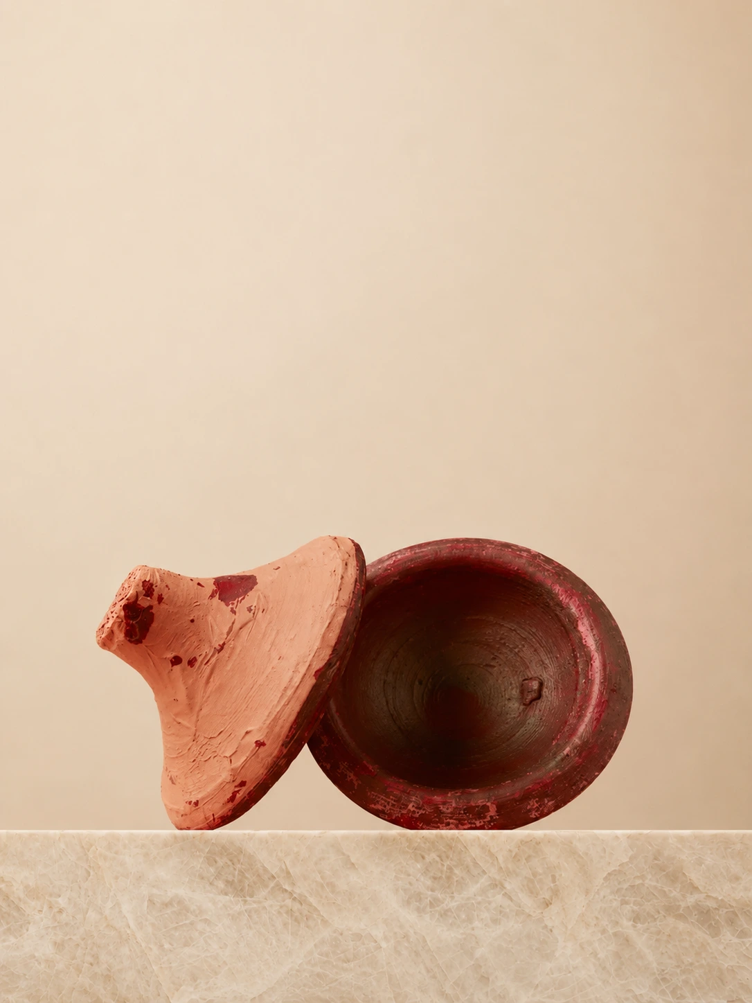 TASANO Aker Fassi Moroccan lipstick clay pot natural lip stain and cheek stain
