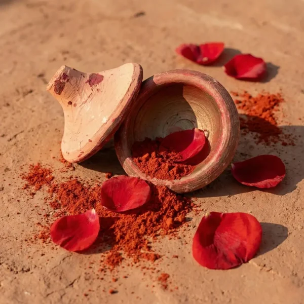 Tasano's Aker Fassi Moroccan Clay Lip Pot