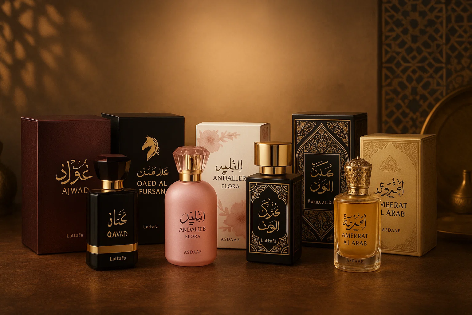 Arabian Oriental Perfumes Collection at TASANO Marrakech