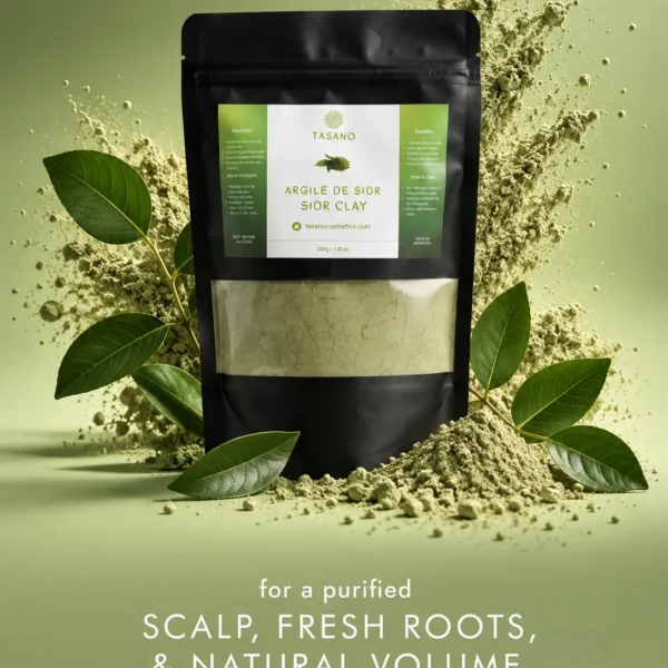 TASANO Moroccan Sidr powder natural shampoo and scalp cleanser for fresh soft healthy-looking hair TASANO Moroccan Sidr powder natural shampoo and scalp cleanser for fresh soft healthy-looking hair