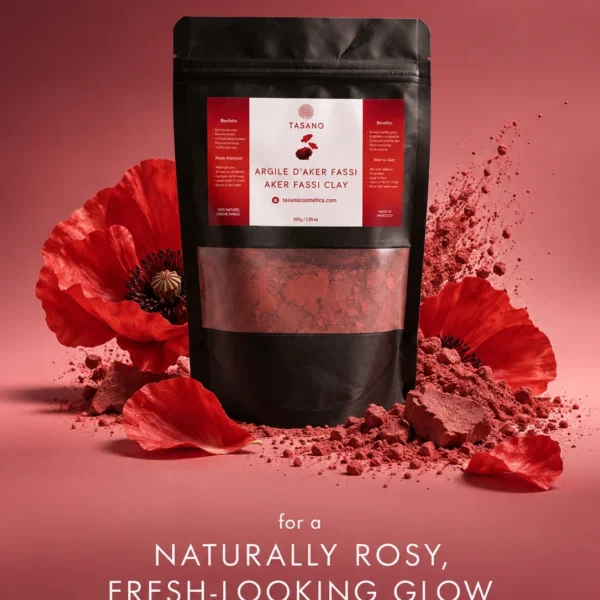 Moroccan Aker Fassi Powder face mask for dull skin and a fresh natural rosy-looking glow Moroccan Aker Fassi Powder face mask for dull skin and a fresh natural rosy-looking glow