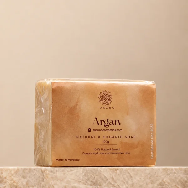 TASANO Moroccan argan soap bar with argan oil for dry skin and nourishing cleansing TASANO Moroccan argan soap bar with argan oil for dry skin and nourishing cleansing