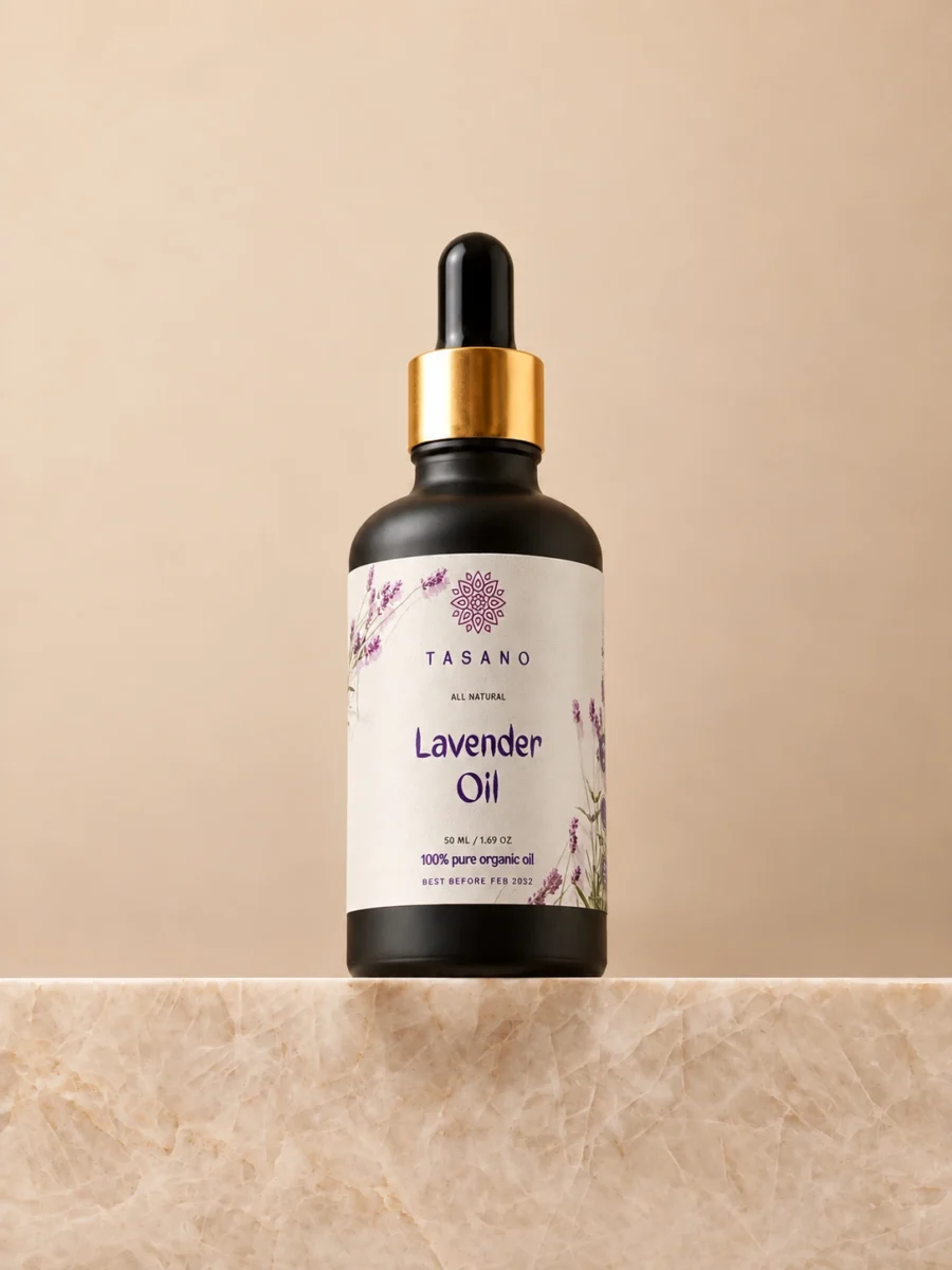 TASANO Lavender Oil 50ml | 100% pure botanical lavender oil for skin and hair