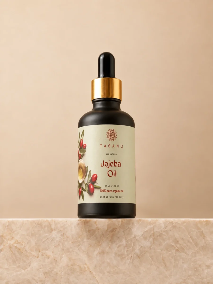 TASANO Jojoba Oil 50ml | 100% pure jojoba oil for face, skin and hair