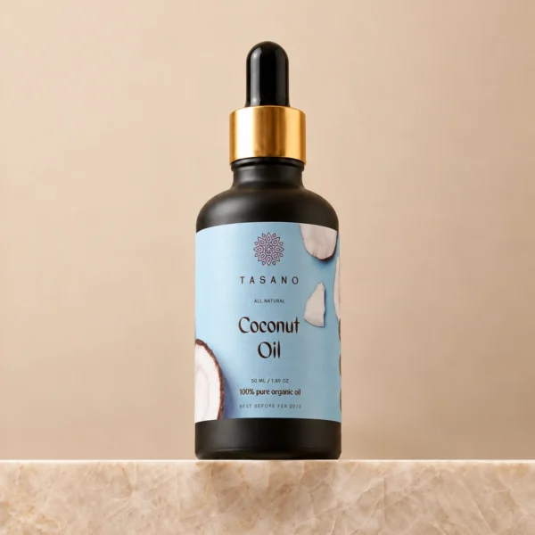 TASANO Coconut Oil 50ml | 100% pure coconut oil for hair, skin and body