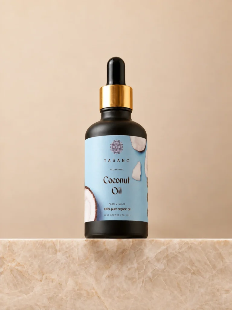 TASANO Coconut Oil 50ml | 100% pure coconut oil for hair, skin and body
