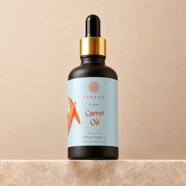 TASANO Carrot Oil 50ml, 100% pure carrot oil for face, skin, body and hair TASANO Carrot Oil 50ml, 100% pure carrot oil for face, skin, body and hair