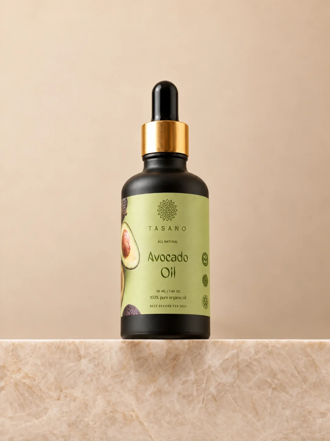 TASANO Avocado Oil 50ml, 100% pure avocado oil for face, skin, body and hair TASANO Avocado Oil 50ml, 100% pure avocado oil for face, skin, body and hair